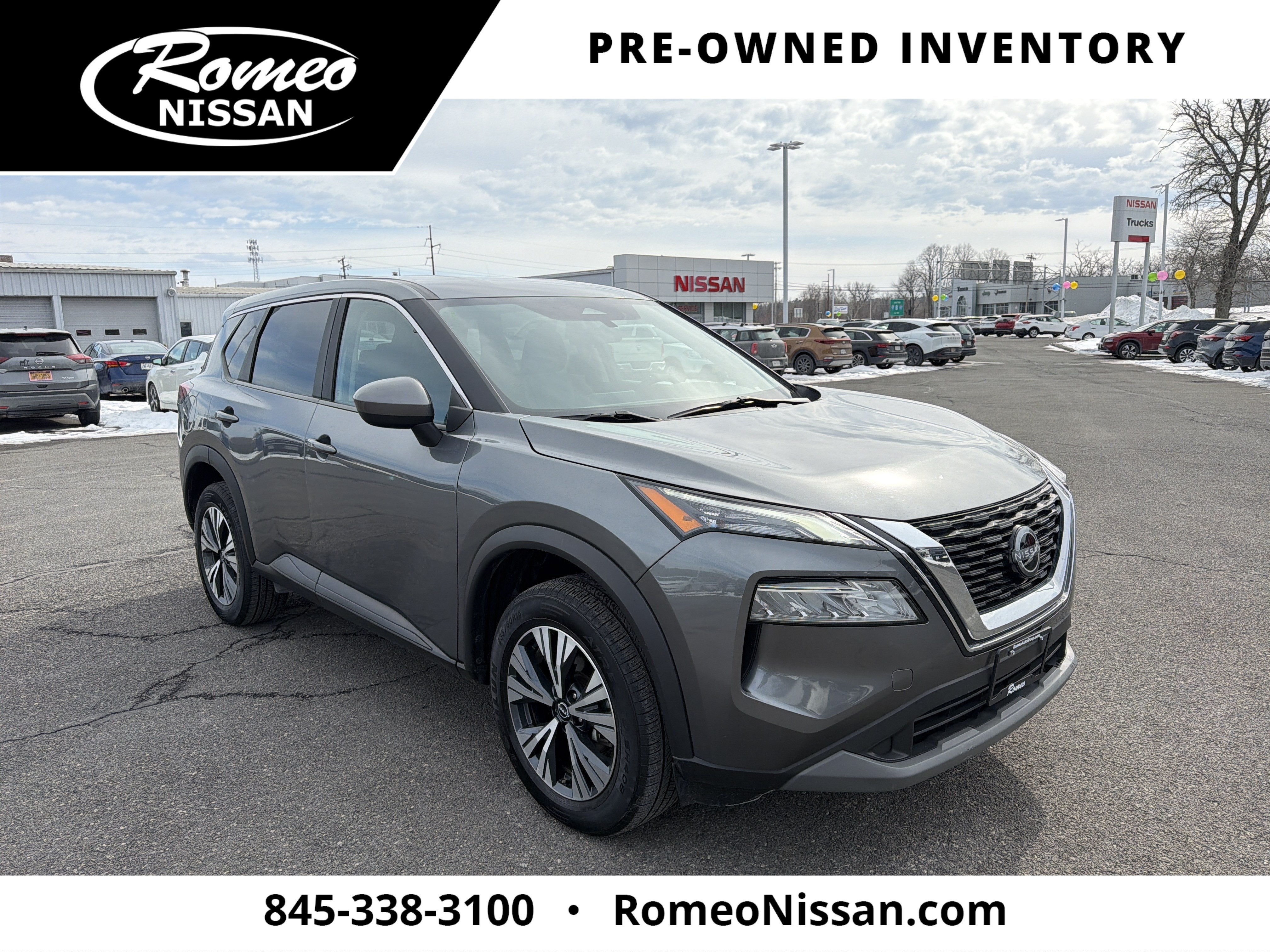 2023 Nissan Rogue — rear three-quarter view